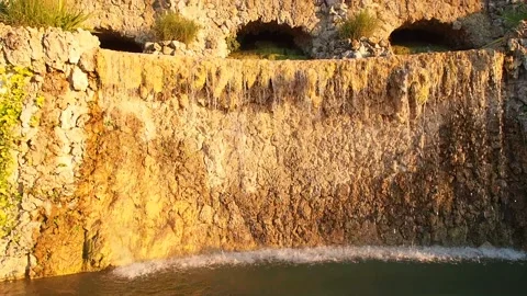 Italy, Florence, the waterfall. Stock Footage 147199638