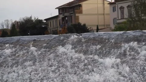 Italy, Florence, the waterfall. Stock Footage 147268460