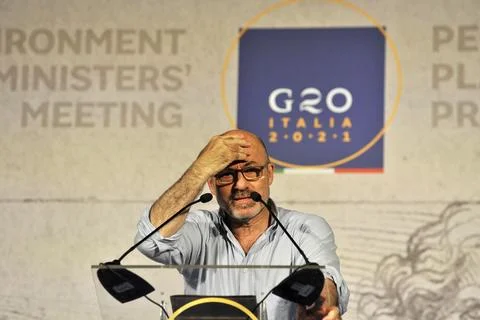 Italy: G20 Naples Stock Photos