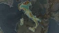 Italy - hub of the world. Relief 4k or 4k+ Resolution
