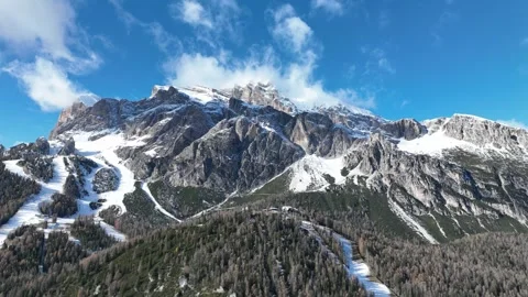 Italy hyperlapse drone fly zoom 4K Video stock 265238596