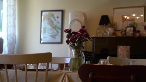 Italy, interior, restaurant 스톡 동영상 79867599