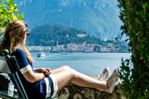 Italy. Lombardy. Lake Como Stock Photos