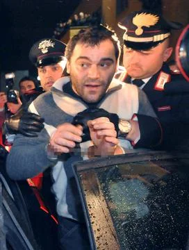 Italy Mafia Camorra Suspect Arrest - Jan 2009 Stock Photos