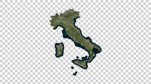 Italy Map Stock Illustration