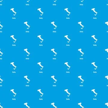 Italy map pattern seamless blue イラスト素材