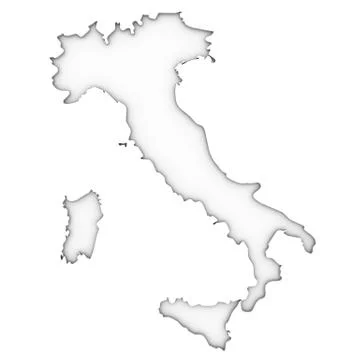 Italy map Stock Photos