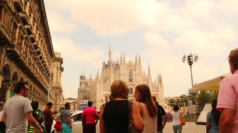 Italy,  Milan Duomo Stock-Footage 40666380
