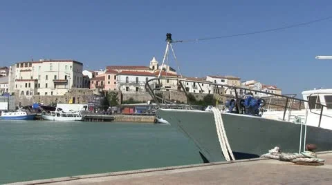 Italy - Molise - Termoli Stock Footage 11679358