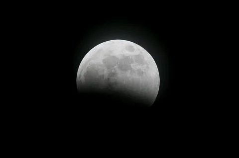 Italy Moon Eclipse - Mar 2007 Stock Photos