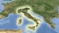 Italy. Neighbourhood. Satellite 4k or 4k+ Resolution