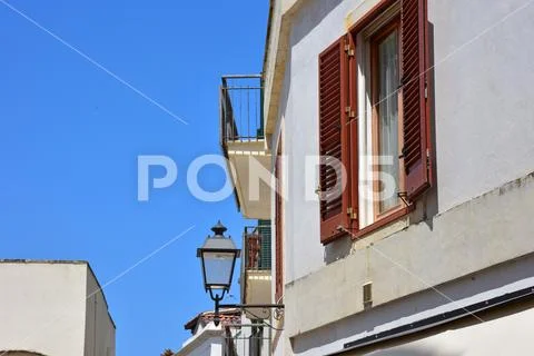 Italy, Otranto, view and details of the historic center, UNESCO heritage Stock Photos