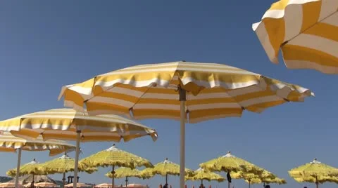 Italy - parasol 스톡 동영상 11679171
