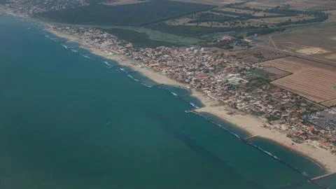 Italy from a Plane Stock Photos