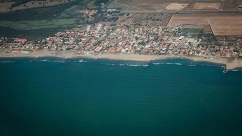 Italy from a Plane Stock Photos