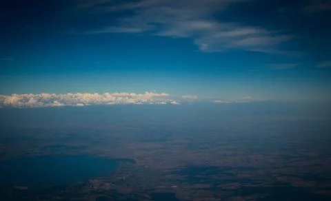 Italy from a Plane Stock Photos