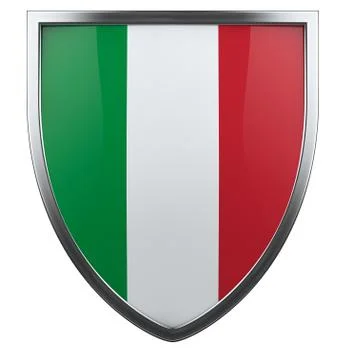 Italy shield Stock Illustration