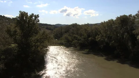 Italy Tiber River 4 Stock Footage 4218124
