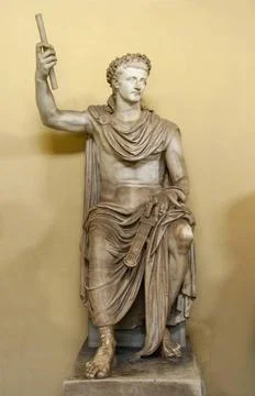  Italy: Tiberius Caesar (42 BCE - 37 CE), 2nd emperor of the Roman Empire,... Stock Photos