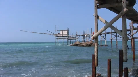 Italy - Trabocco Видео 8564356