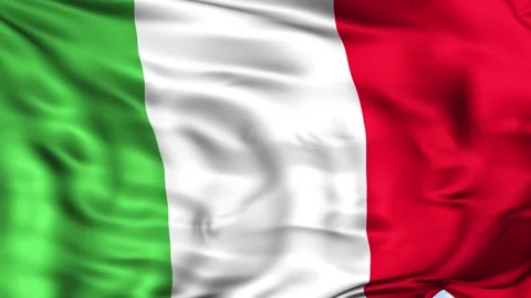 Italy Waving Flag Background Vidéo 204131531