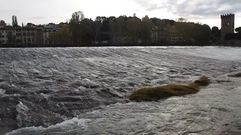 Italy,Florence, the Arno river. Stock Footage 147268440