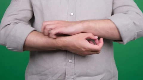 Itching Stock Footage 278242586