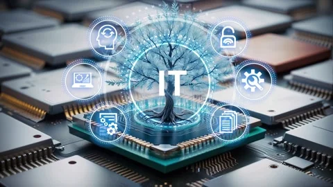 IT.Cyber security, data analytics, big data, mashine learning Stock Footage 289542834