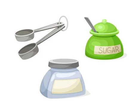 Item for baking vector concept Illustrazione stock