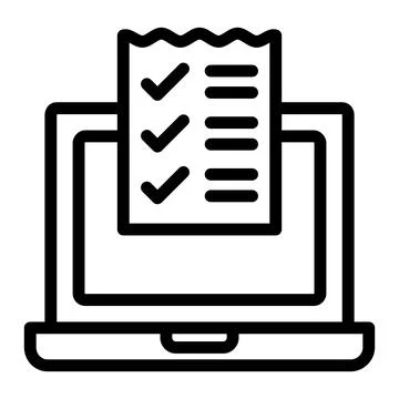 Item list Vector Icon Design Illustration Stock Illustration