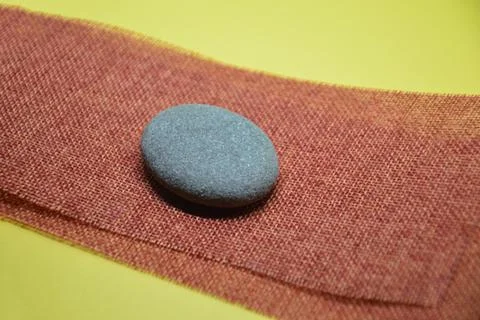 Items against the backdrop of environmentally friendly materials Stock Photos
