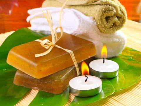 Items for the bathroom Foto stock