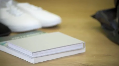 Items Being Donated to Charity Stock Footage 88906457