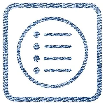 Items Fabric Textured Icon 스톡 일러스트