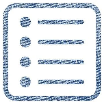 Items Fabric Textured Icon Illustrazione stock