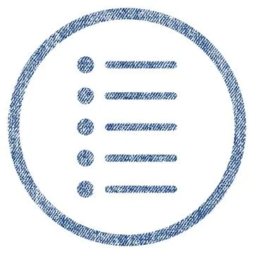 Items Fabric Textured Icon 스톡 일러스트