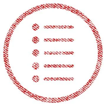 Items Fabric Textured Icon Stock Illustration