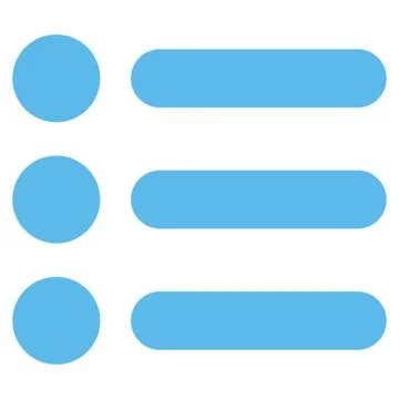 Items flat blue color icon イラスト素材