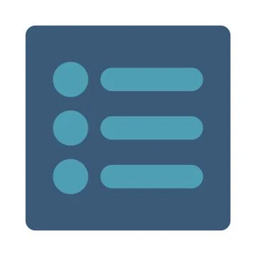 Items flat cyan and blue colors rounded button 스톡 일러스트