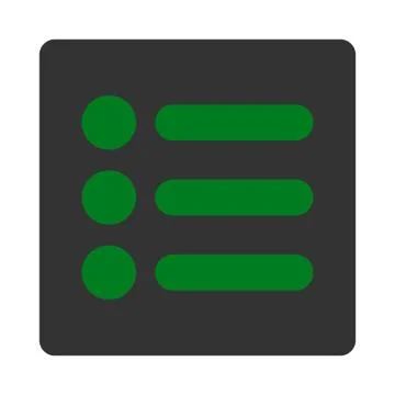 Items flat green and gray colors rounded button 스톡 일러스트