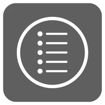 Items Flat Squared Vector Icon 스톡 일러스트