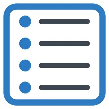 Items Flat Vector Icon 스톡 일러스트