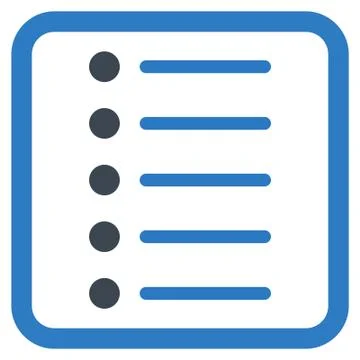 Items Flat Vector Icon Stock Illustration