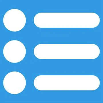 Items flat white color icon 스톡 일러스트