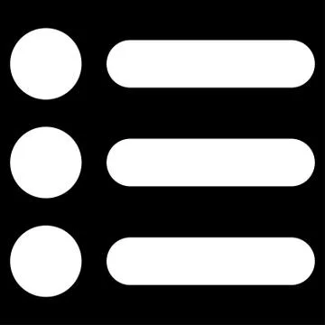 Items flat white color icon 스톡 일러스트