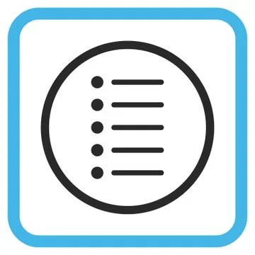 Items Glyph Icon In a Frame Stockillustratie