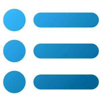 Items Gradient Vector Icon Illustrazione stock