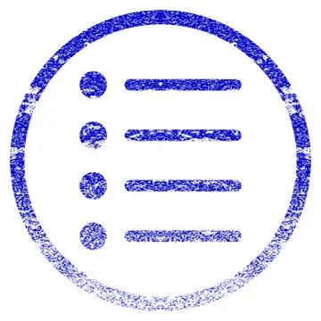 Items Grunge Textured Icon 스톡 일러스트