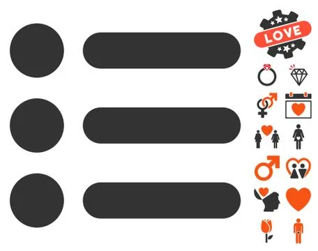 Items Icon With Bonus 스톡 일러스트