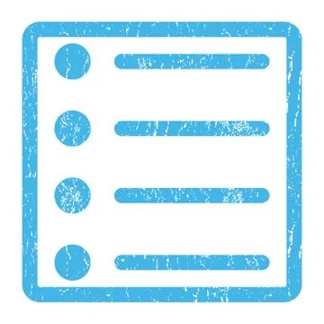 Items Icon Rubber Stamp 스톡 일러스트